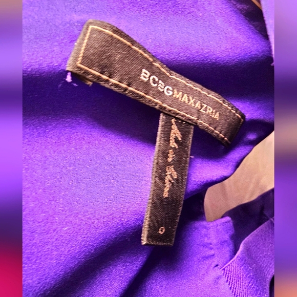BCBGMaxAzria Purple Prom Dress - Picture 3 of 3